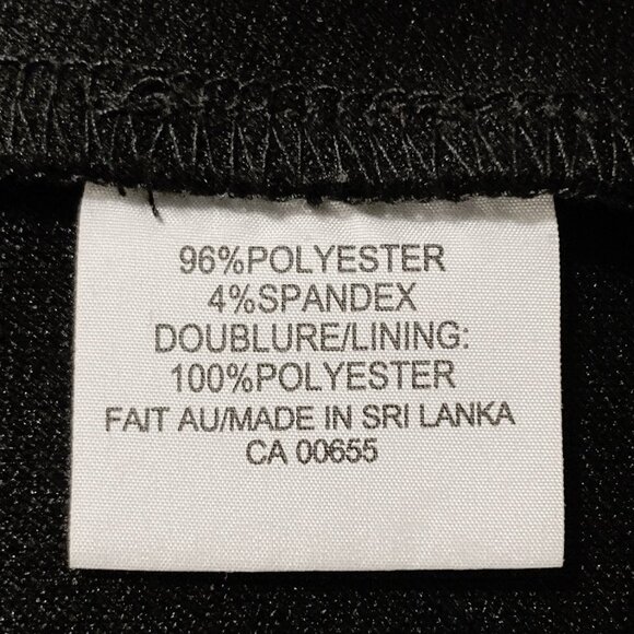 ADDITION ELLE Plus-size black white scrolling leaf print dress ~ XXL 2X XXXL 3X - Picture 13 of 14